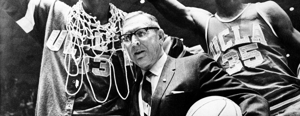 Coach Wooden won a record number of games and championships.  He did it the right way - with integrity.
